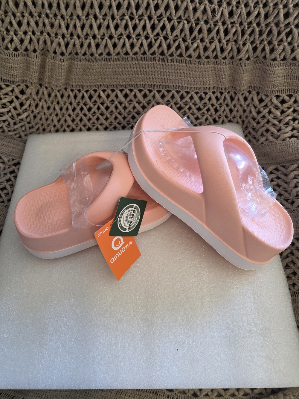 Pink Party Foam Slide Sandals